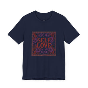 SELF LOVE Bandana Floral Tee