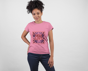SELF LOVE Bandana Floral Tee